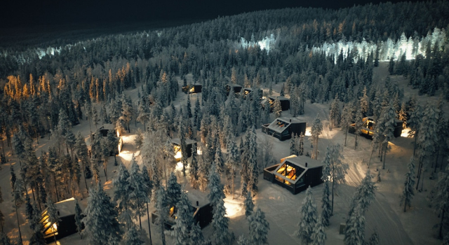 Suomu Aurora Glass Resort, Book Ferieresort Resorthoteller i Lapland Finland, Ferieresort