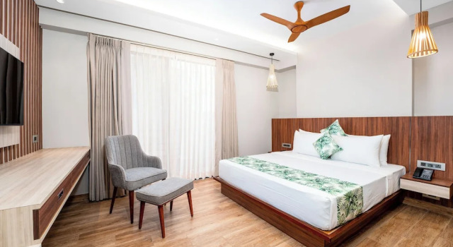 Номер Deluxe с балконом и с видом на город Holitel Anjuna Goa