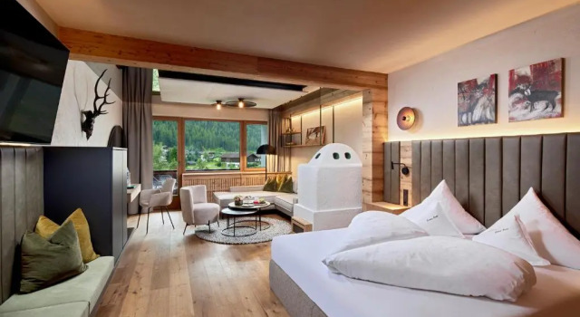Двухместный номер Deluxe с видом на горы Relais&Châteaux Spa-Hotel Jagdhof