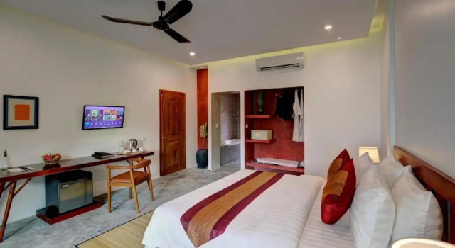 Семейный люкс с балконом Tanei Angkor Resort and Spa