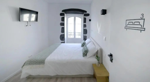 Двухместный номер Standard с балконом и с видом на море Boa Nova Hostel