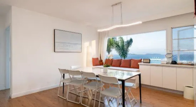 Люкс с 4 комнатами с видом на море Xiamen  Blue lslands Seaview Homestay