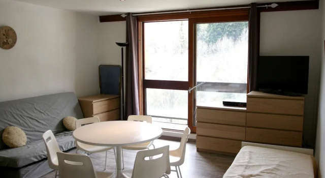 Studio in Le Corbier, With Wonderful Mountain View and Balcony - 100 m