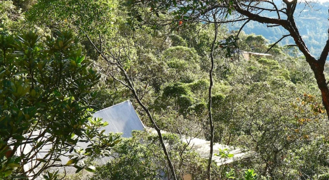 Tente avec balcon Salvaje Glamping