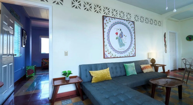 Семейный номер Standard с 2 комнатами с видом на море Casa Congo & El Palenque - Casa Rayo Verde - Restaurante - Galeria de arte