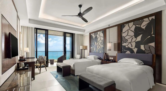 Двухместный номер Deluxe с видом на океан Hilton Wenchang