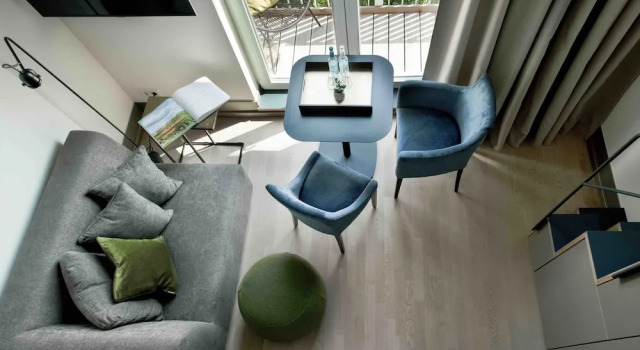Студия Classic с балконом OBERDECK Studio Apartments