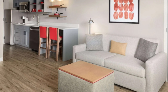 Двухместный люкс c 1 комнатой Hawthorn Extended Stay by Wyndham Williston/Burlington