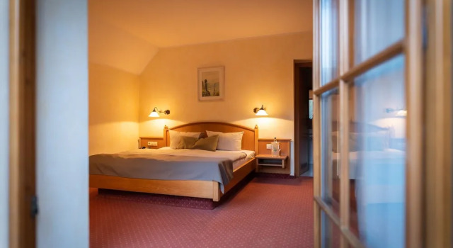 Двухместный номер Standard с балконом Hotel Amselgrundschlößchen