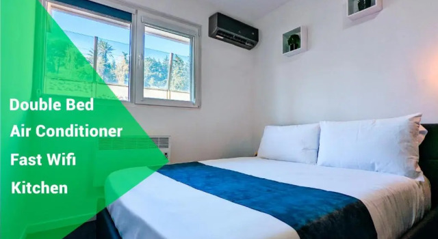 1 Min to the Beach Apartment - Kitchen - Tramway - Air Conditioner - Wifi - Promenade Des Anglais, Забронировать Апартаменты/квартира Fabron Ницца, рядом с Пляж Фаброн
