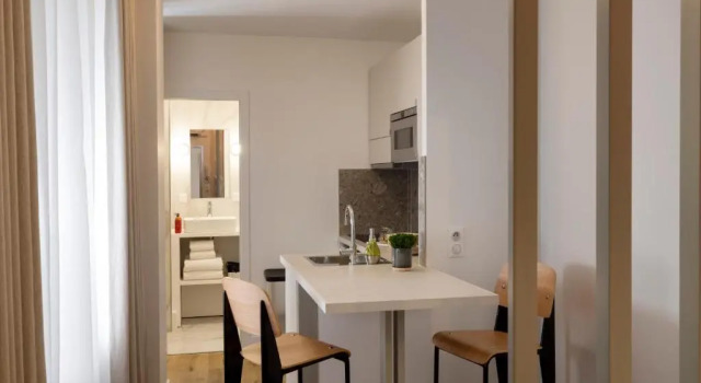 Студия Цокольный этаж Yuna Blanche - Serviced Apartments
