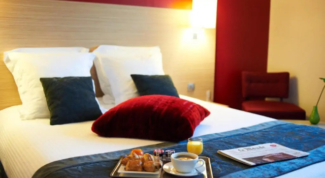 Номер Comfort Hotel Restaurant Du Parc Saumur Logis Elégance