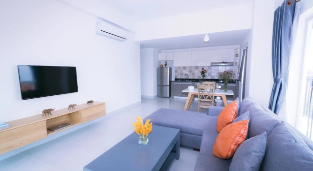 Апартаменты c 1 комнатой с балконом Sun Apartment