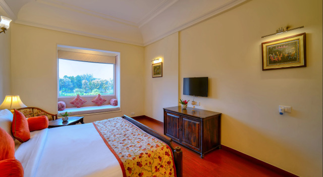 Номер Deluxe с красивым видом из окна WelcomHeritage Mount Valley Resort Ranthambore