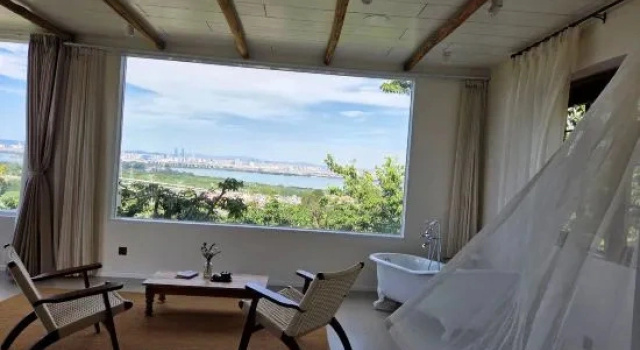 Люкс с красивым видом из окна Qianmo Garden Homestay