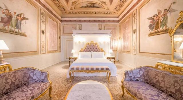 Люкс Supreme Frescoed с видом на канал Ca Bonfadini Historic Experience
