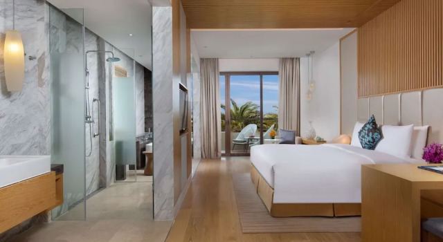 Номер Deluxe с балконом Thousand Cranes Sanya Yazhou Bay Int'l Exchange Centre