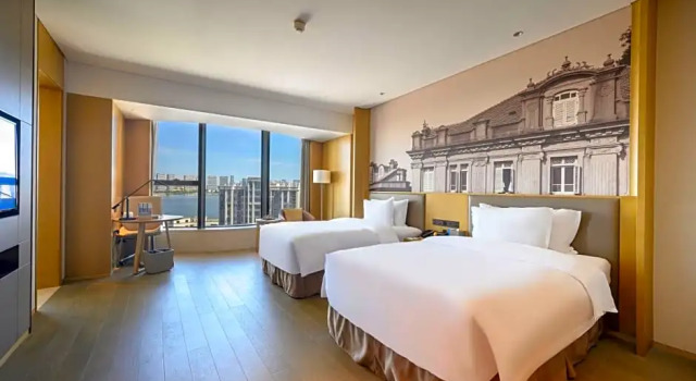 Двухместный номер Superior с видом на море Wyndham Grand Plaza Royale Yuzhou Xiamen Wuyuan Bay