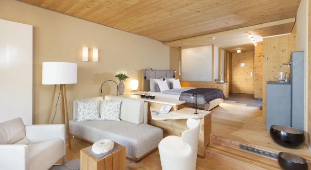 Двухместный номер Deluxe c 1 комнатой с видом на горы Naturhotel Waldklause