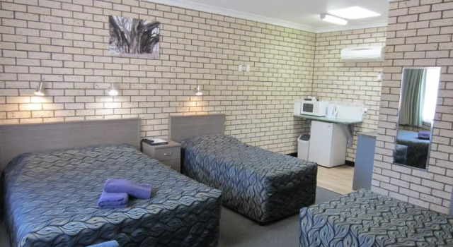 Четырёхместный семейный номер Standard Cowra Crest Motel