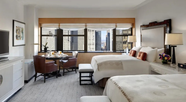 Люкс Towers Corner с 2 комнатами Lotte New York Palace