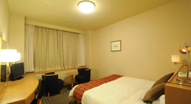 Одноместный номер Superior с красивым видом из окна Yamagata Eki Nishiguchi Washington Hotel