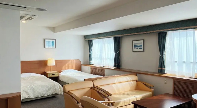 Номер Standard с видом на море Yunokawa Kanko Hotel Shoen