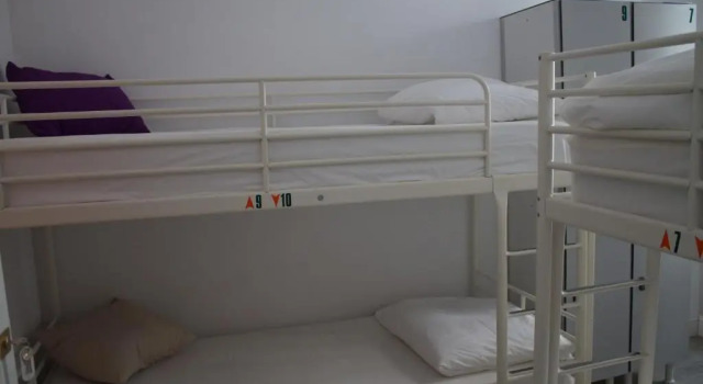 Кровать в общем номере Hostel Royalty