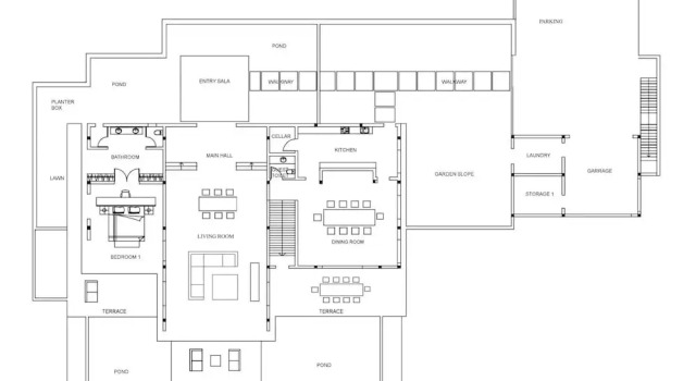 Вилла с 4 комнатами с красивым видом из окна Oceans 11 Villa