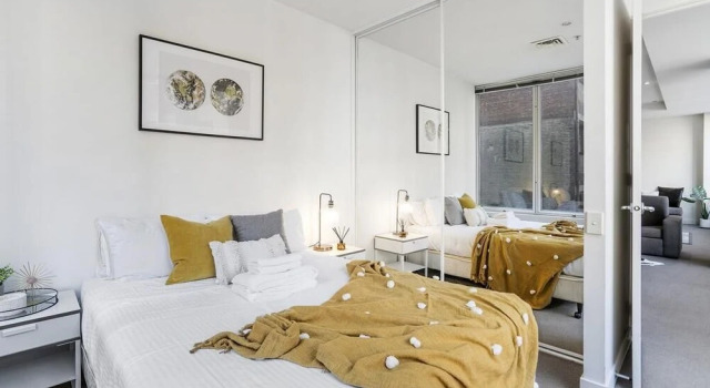 Апартаменты Comfort с 2 комнатами с балконом Corporate Stayz at Collins