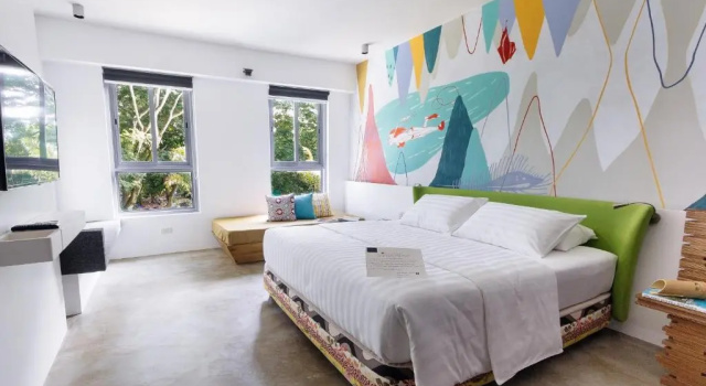 Двухместный номер Deluxe Canvas Boutique Hotel