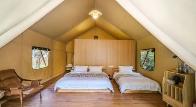 Семейный тент Guangzhou Huadu Itree·Butterfly Forest Homestay