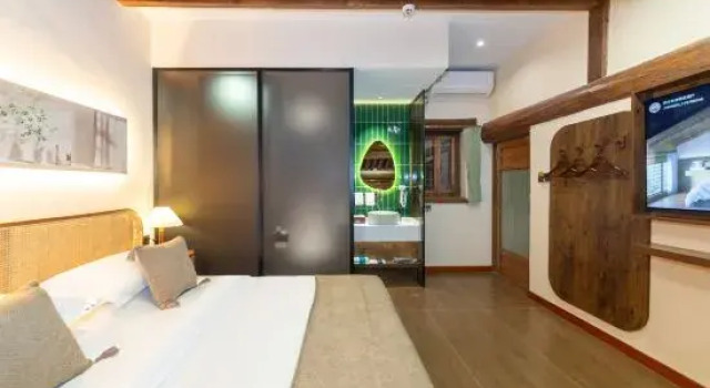 Люкс с 2 комнатами Pu she·Chinese style elegant courtyard vacation accommodation(Pingyao Scenic Area Store)