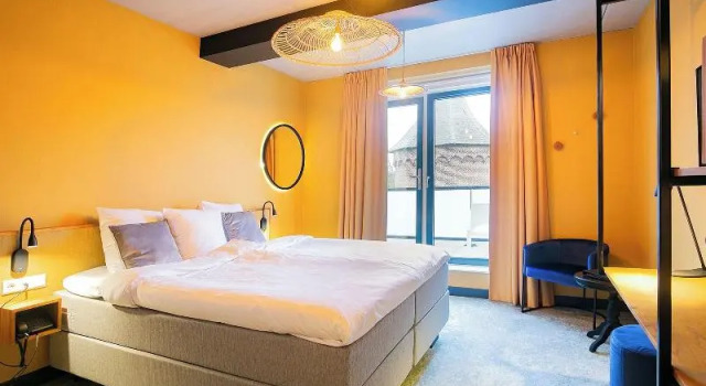 Двухместная студия с кухней Deluxe с балконом Hotel Marktstad