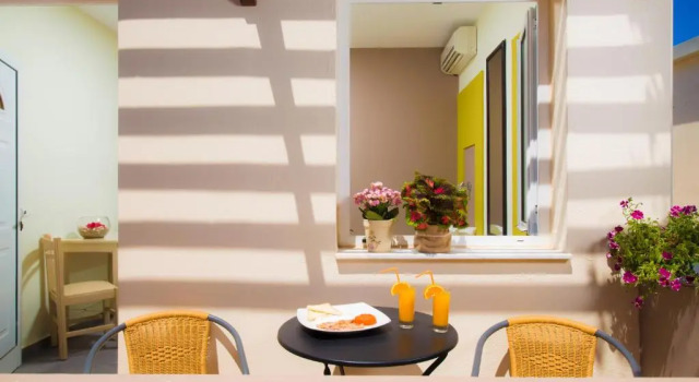 Апартаменты c 1 комнатой с видом на сад Kastro Beach Apartments