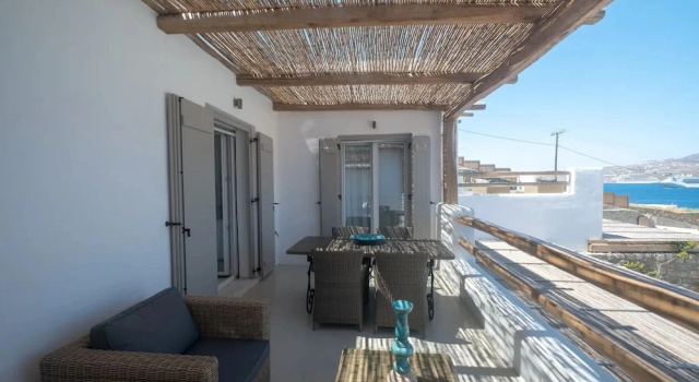 Апартаменты Luxury c 1 комнатой с балконом и с видом на море Amaris Mykonian Residence