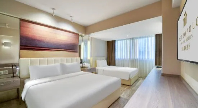 Семейный номер Standard Jinjiang Metropolo Hotel (Hangzhou Xiasha University Town Wenze Metro Station Branch)
