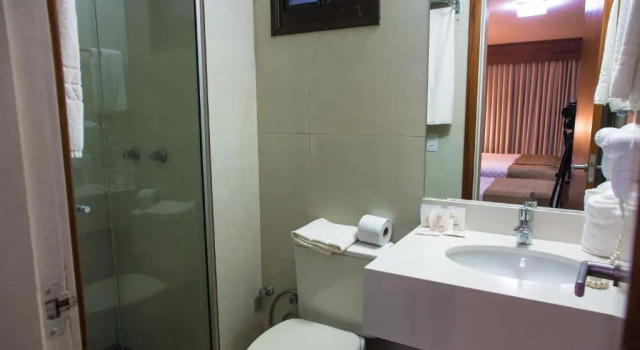 Двухместный номер Standard Hotel Continental Business - 200 metros do Complexo Hospitalar Santa Casa
