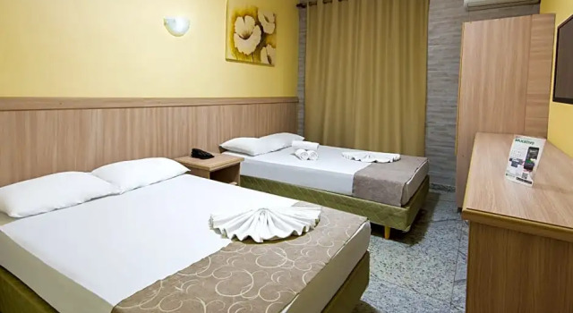 Трёхместный номер Standard с балконом Hotel Vilage Inn All Inclusive Poços de Caldas By Nacional Inn