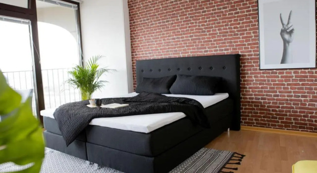 Апартаменты Tolles Apartment mit Weitblick über Augsburg