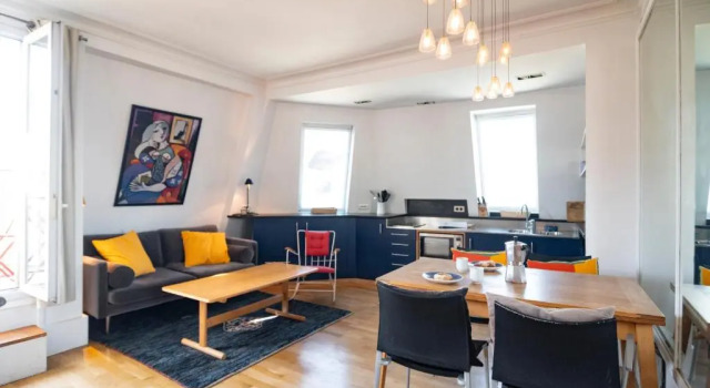 Seine Penthouse, Забронировать Отель Париж Иль-де-Франс, рядом с Станция метро Rambuteau