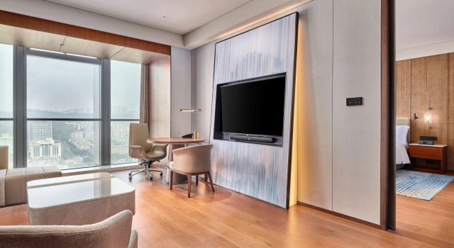 Hilton Chongqing Liangjiang New Area, Book Hotel Hoteller i Yu Bei med pool, Swimmingpool