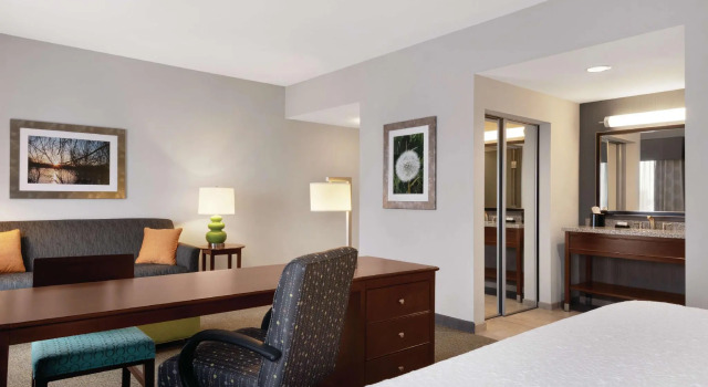 Двухместная студия Hampton Inn & Suites Mishawaka/South Bend at Heritage Square