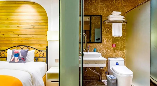 Двухместный номер Standard Pai Hotel Hangzhou Xiasha University South Wenhai Subway Station