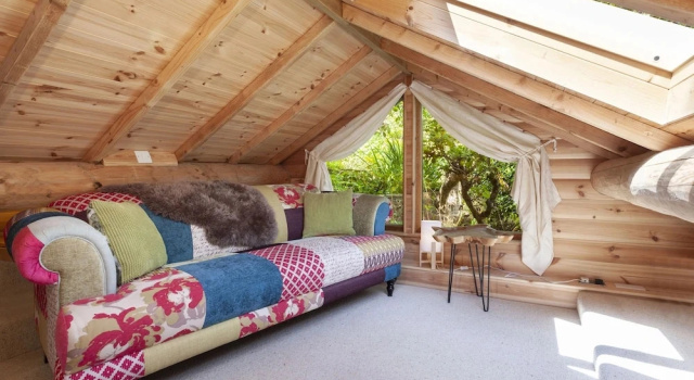 Luxury cameră Porthole Log Cabin