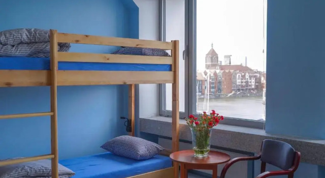 Кровать в общем номере Hostel Gdańsk Szafarnia 10 Old Town