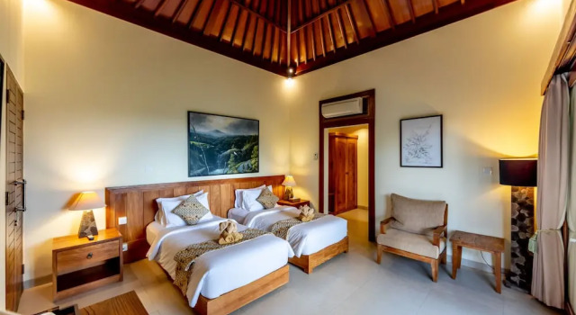Люкс c 1 комнатой с видом на сад Anumana Village Ubud