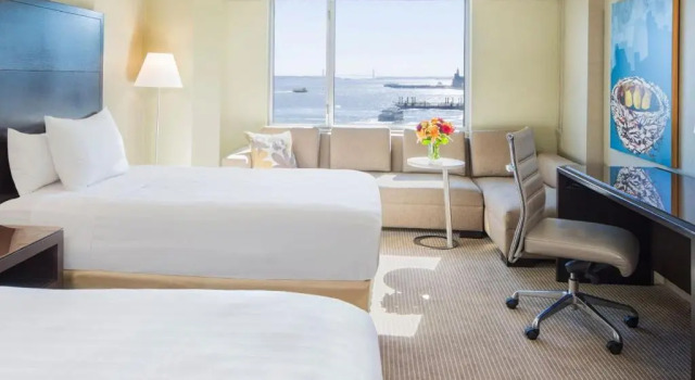 Двухместный номер с видом на реку Hyatt Regency Jersey City on the Hudson