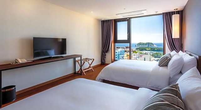 Двухместный номер Premier с видом на море Hotel Alegria Seogwipo