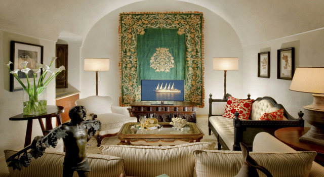 Люкс Deluxe с видом на море Monastero Santa Rosa Hotel & Spa